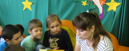  Cała Polska czyta dzieciom-  wizyta pani Justyny Chwaszcz